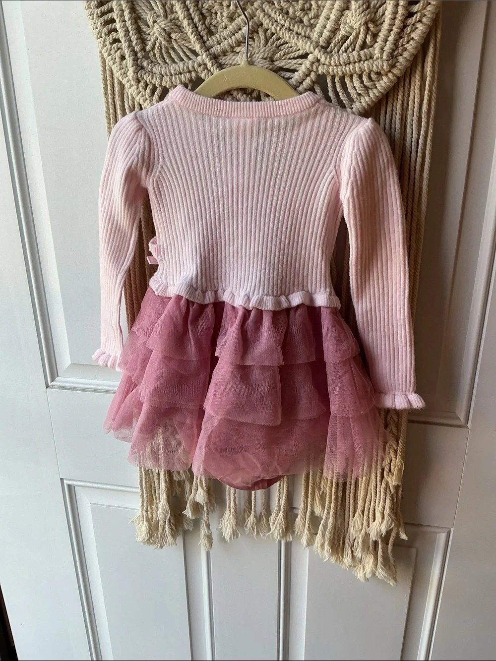 Gymboree Pink Layered Tulle Wrap Bodysuit NWT  18-24 months.